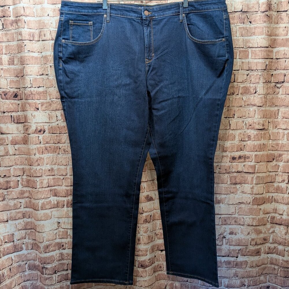 Martha Stewart Jeans Jordan Straight Leg Size 28W